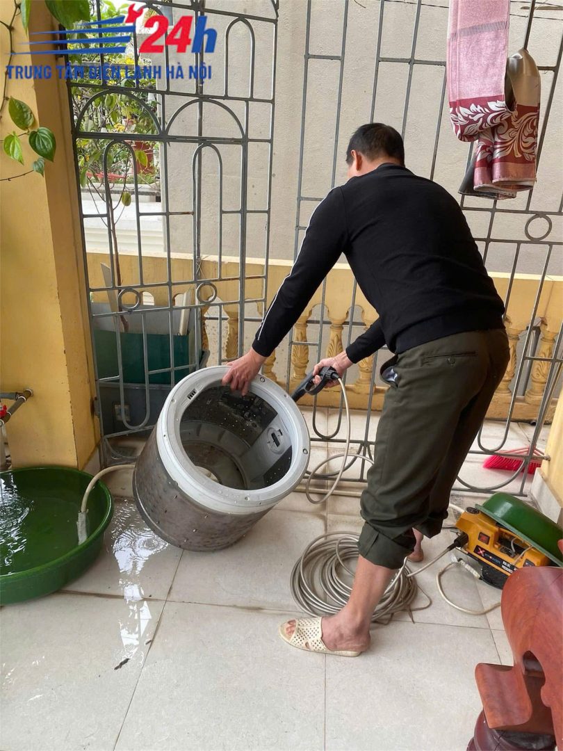 vệ sinh máy giặt tại Cát Linh uy tín tại nhà