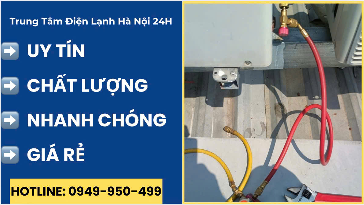 bơm gas điều hòa quận Tây Hồ