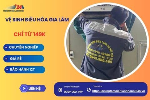 Vệ Sinh Điều Hòa Huyện Gia Lâm – Sạch Bóng Tối Ưu 149.000Đ