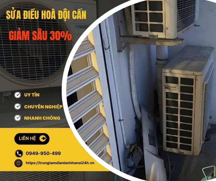 sửa cục nóng điều hòa không mát tại đội cấn sửa cục nóng điều hòa không mát tại đội cấn