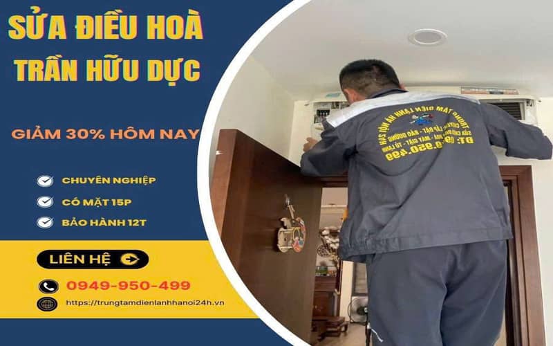 sửa điều hòa tại Trần Hữu Dực nam từ liếm đúng quy trình