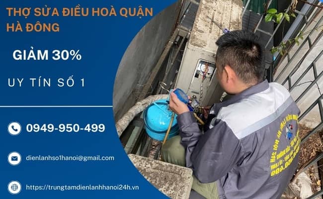 thợ bơm gas điều hòa tại nhà hà đông