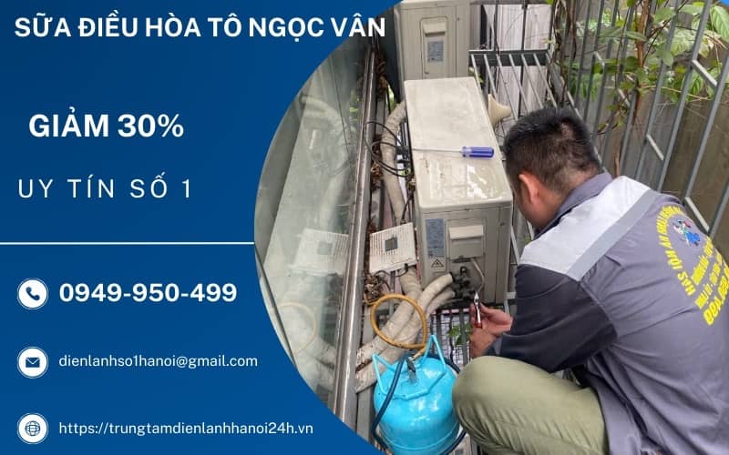 thợ bơm gas điều hòa tại tô ngọc vân