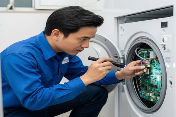 sửa lỗi máy giặt không chạy tại nhà Long Biên