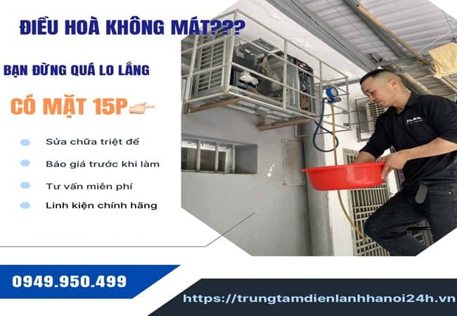 nguyên nhân điều hòa không lạnh