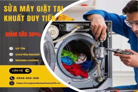 Sửa máy giặt tại Khuất Duy Tiến [Giảm 30%] Có Mặt 15P