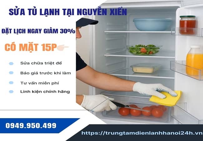 sửa chữa tủ lạnh tại Nguyễn Xiển