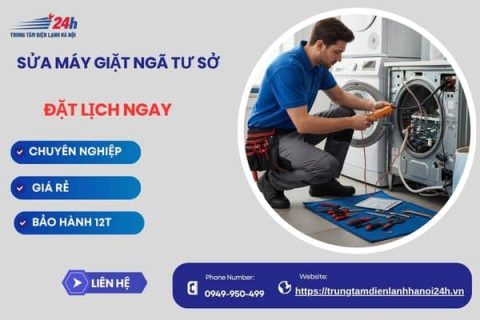 Sửa máy giặt tại Ngã Tư Sở giá rẻ tới 30%, bảo hành 12 tháng